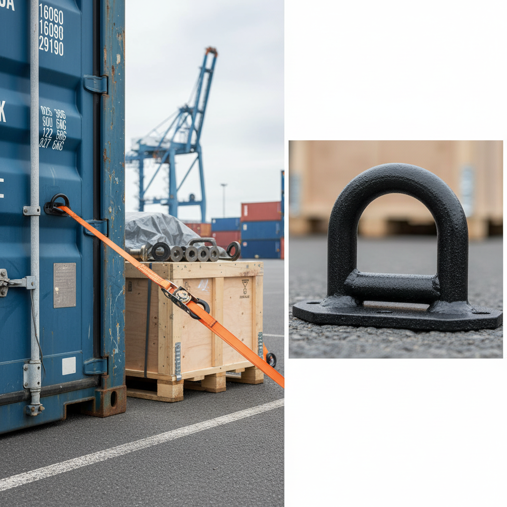 Premium Heavy Duty Bolt-On Lashing Rings for Shipping Containers - 3-Pack with Complete Installation Kit