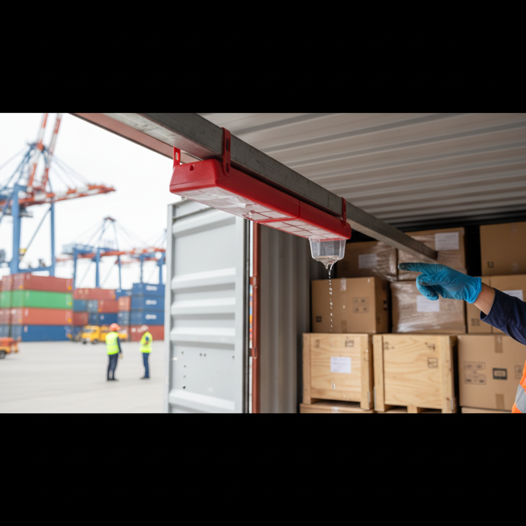 Premium Moisture Trap for Shipping Containers - Calcium Chloride Crystals for Effective Condensation Control