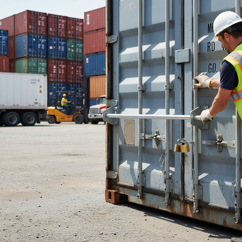 Premium Heavy Duty Shipping Container 9ft Door Bar for Standard Containers - High-Quality Professional Grade for Industrial and Commercial Applicat...