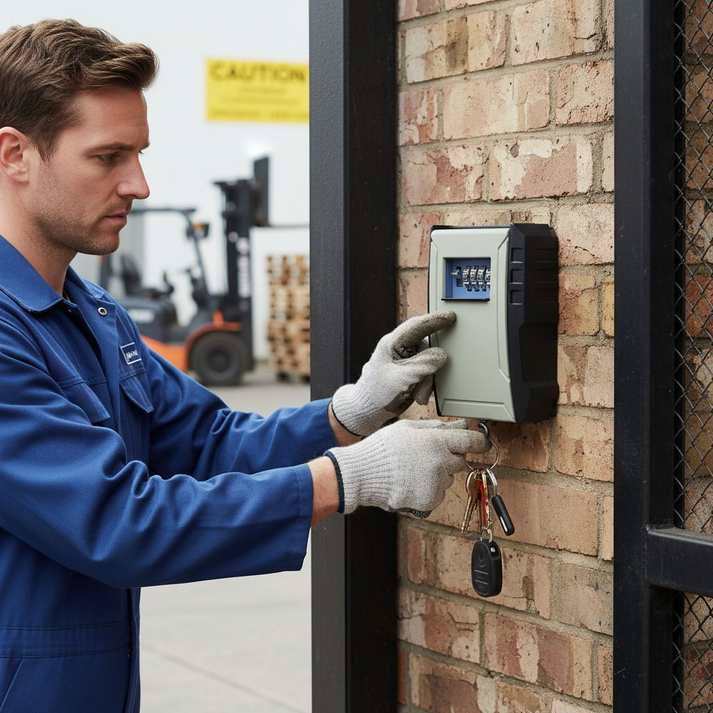 Premium Extra Large Outdoor Key Safe - Heavy-Duty Weather-Resistant Secure Storage for Multiple Keys