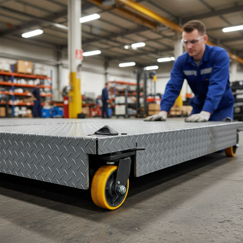 Heavy Duty Twist Lock Swivel Caster Wheel with 360° Rotation and High Load Capacity for Easy Container Movement