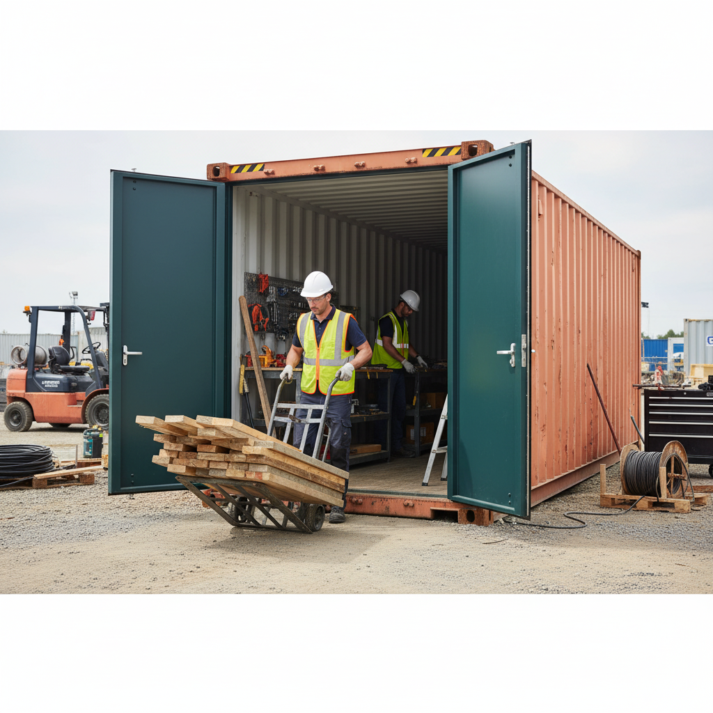Premium Heavy Duty Shipping Container Double Doors with PU Foam Insulation, Galvanized Steel Construction, and Multi-Point Locking System