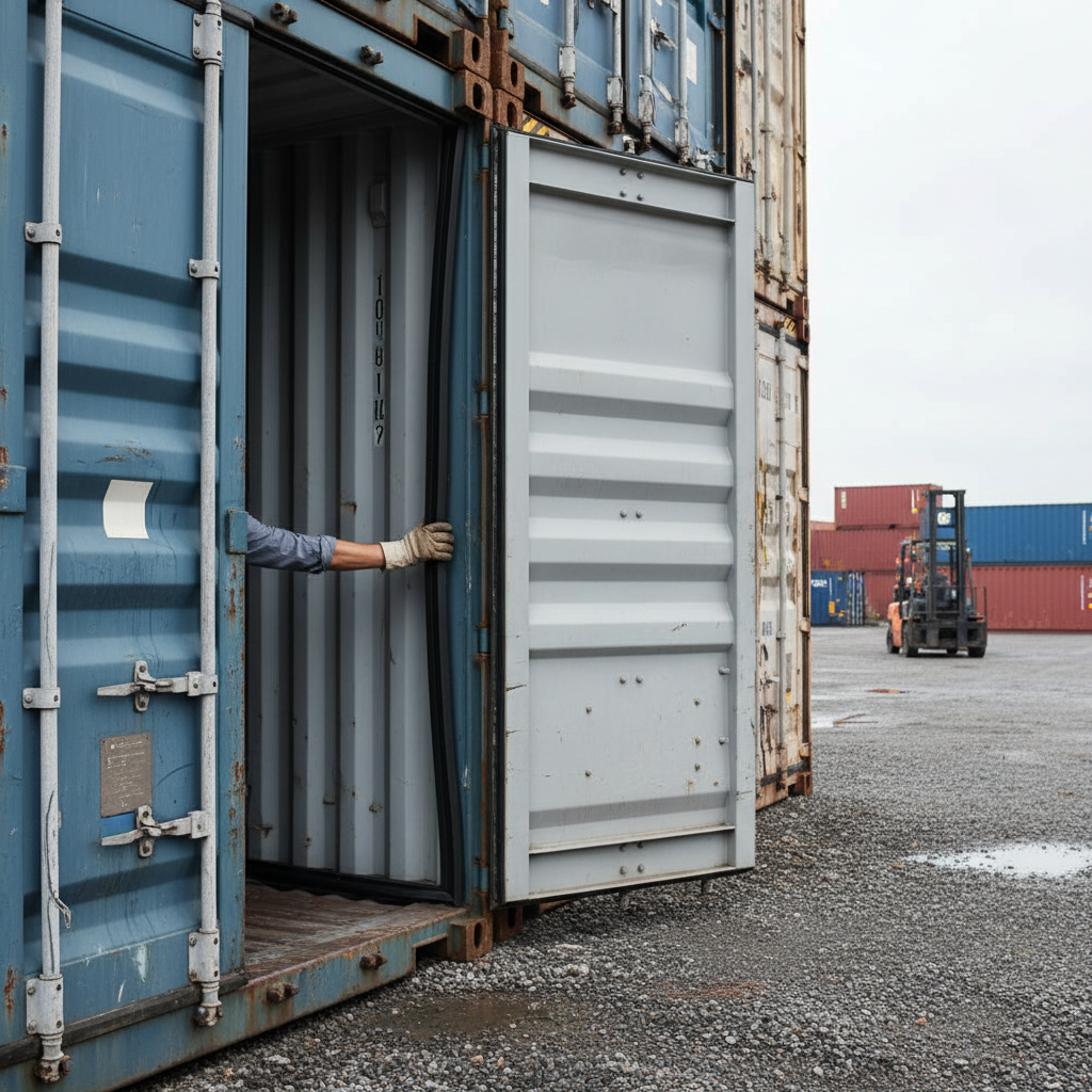 Premium Rubber Door Gasket Seals for Shipping Containers - Durable Weatherproof Solution (Per Meter)