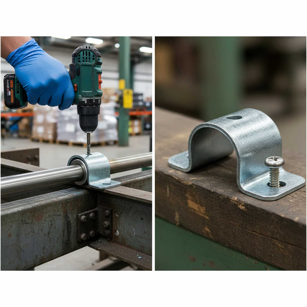 Premium Short Bearing Bracket for Container Double Doors - Durable Support and Easy Installation