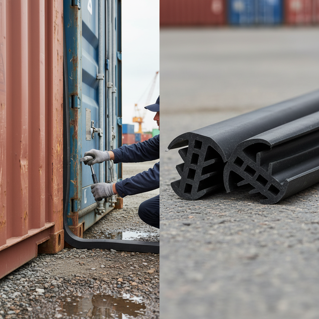 Premium Shipping Container Joining Gasket Made from Durable EPDM Rubber for Watertight Sealing in Container Conversions