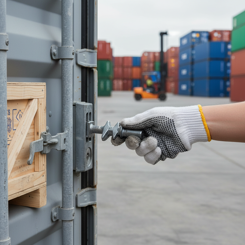 Heavy Duty Lock Cam for Shipping Containers - Durable Cast Steel with Galvanized Finish for Secure Protection