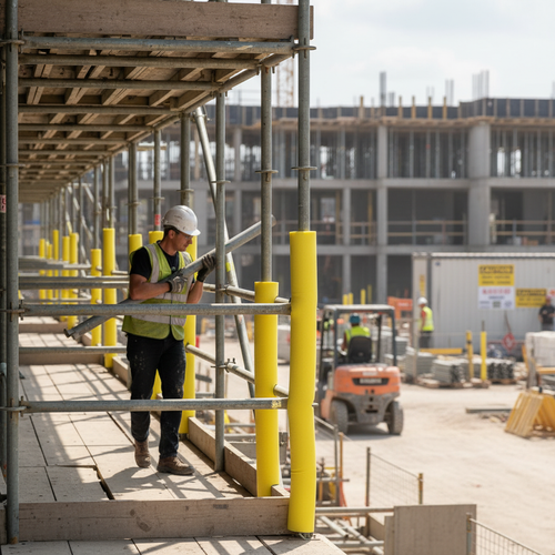 Heavy Duty 14mm Scaffolding Foam Tube Protection - 210 Pack for Safety - High-Quality Professional Grade for Industrial and Commercial Applications