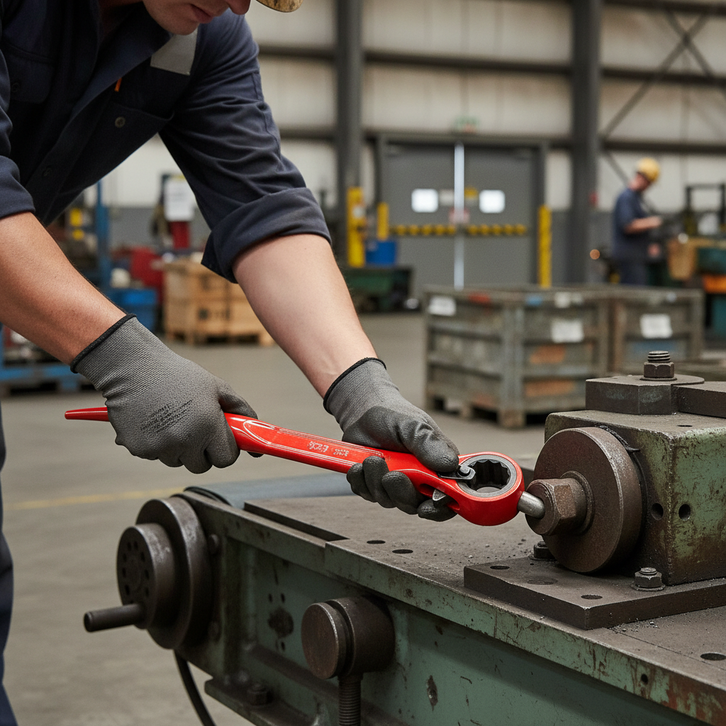 7/16" Flush Short Podger Ratchet - Red