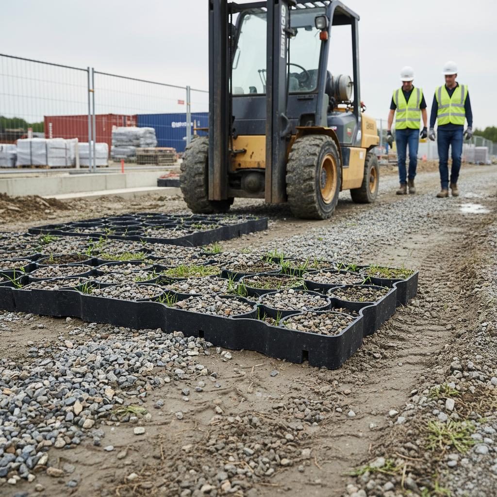 Premium Ground Reinforcement Grid - Durable, Sustainable Paving Solution for Self-Storage and Parking Needs