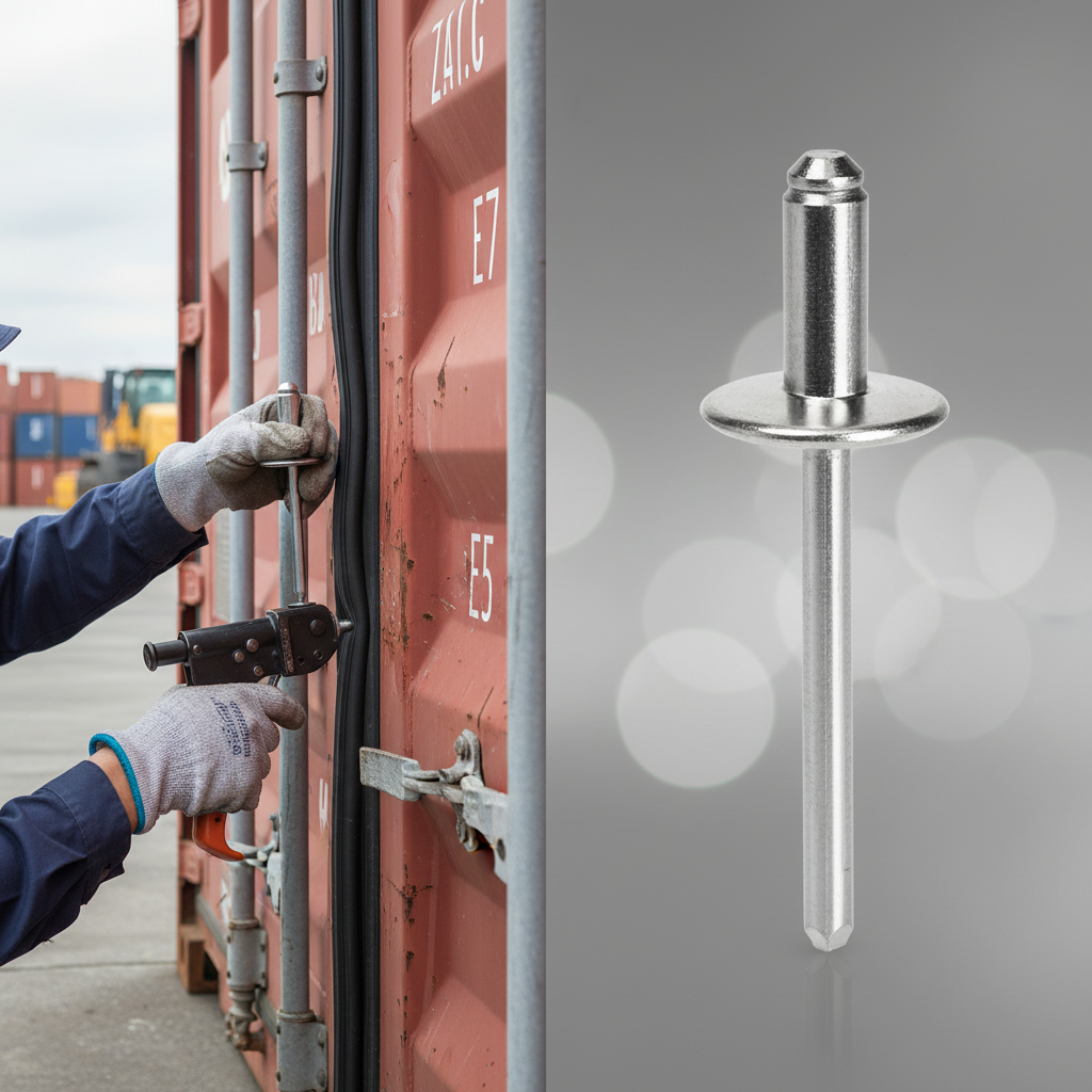 Premium Heavy Duty Aluminium Rivets for Door Gaskets - Boxes of 250 for Shipping Containers