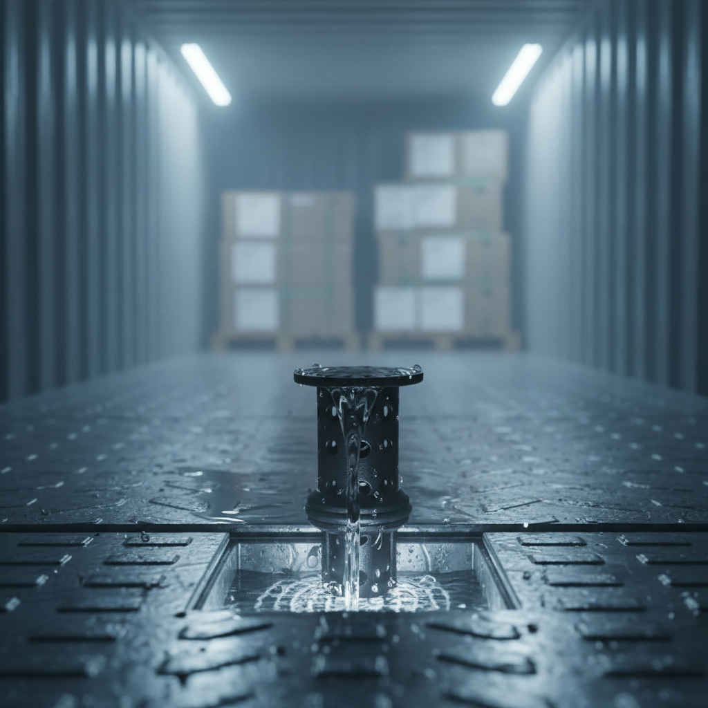 Premium Refrigerated Shipping Container Floor Drain for Moisture Dispersal - High-Quality Professional Grade for Industrial and Commercial Applicat...