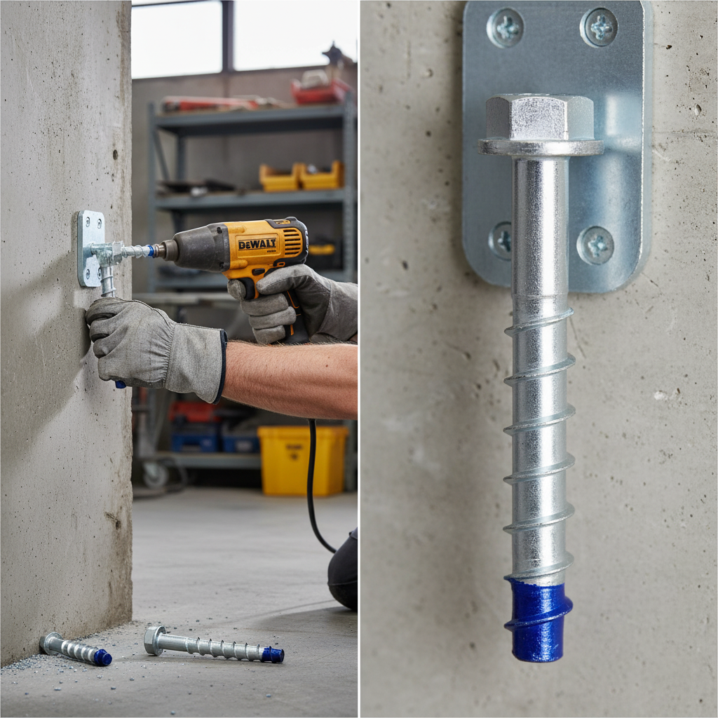 Heavy Duty 12mm Hex Head Screwbolts with Patented Thread Design for Fast Installation - Zinc Plated, 100mm Length