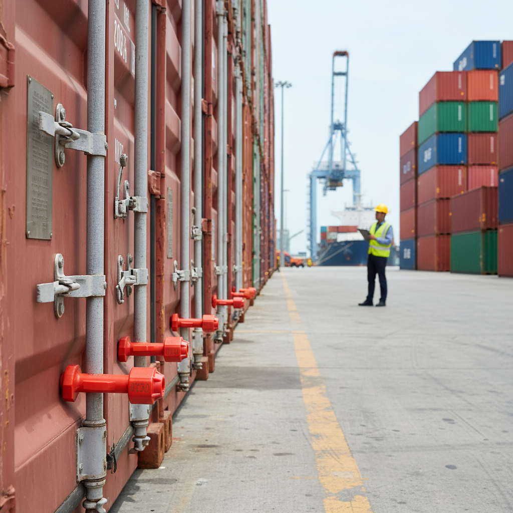 Premium Container Bolt Seal Set of 10 - High-Security Shipping Container Locks for Tamper Evidence