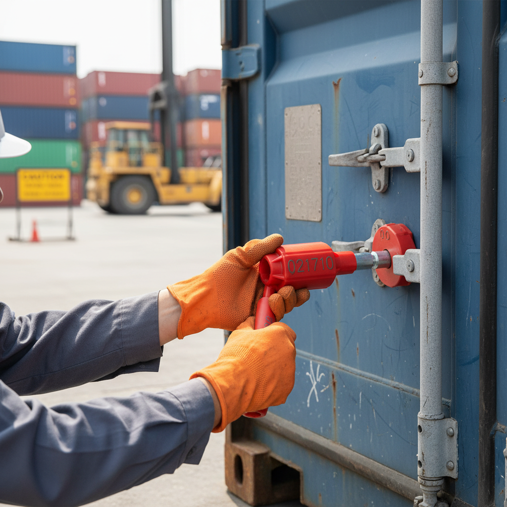 Premium Container Bolt Seal Set of 10 - High-Security Shipping Container Locks for Tamper Evidence