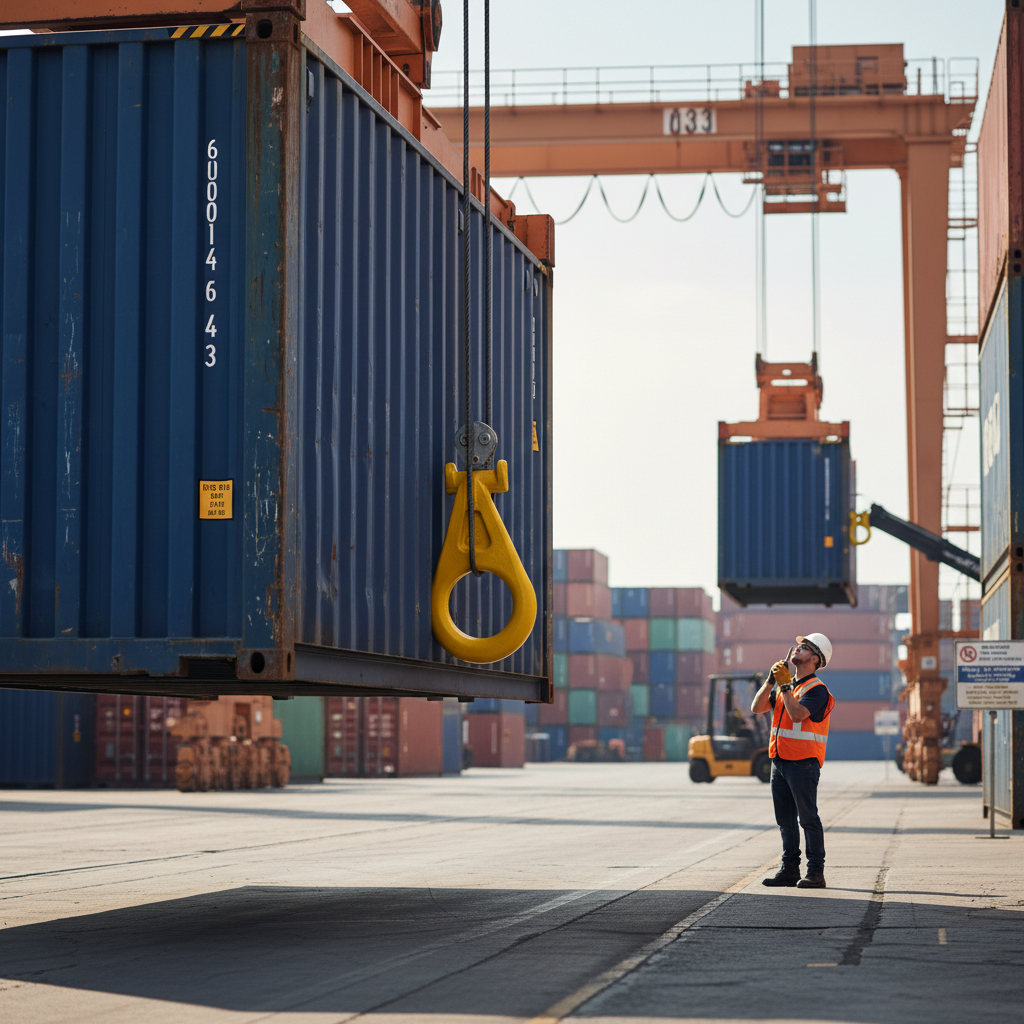 High-Performance Industrial Container Lifting Lugs with 12.5 Ton Capacity, Grade 80 Steel Construction, and Corrosion-Resistant Finish