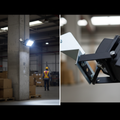Professional Heavy Duty LED Floodlight Corner Mounting Bracket for Optimal Light Distribution and Enhanced Security