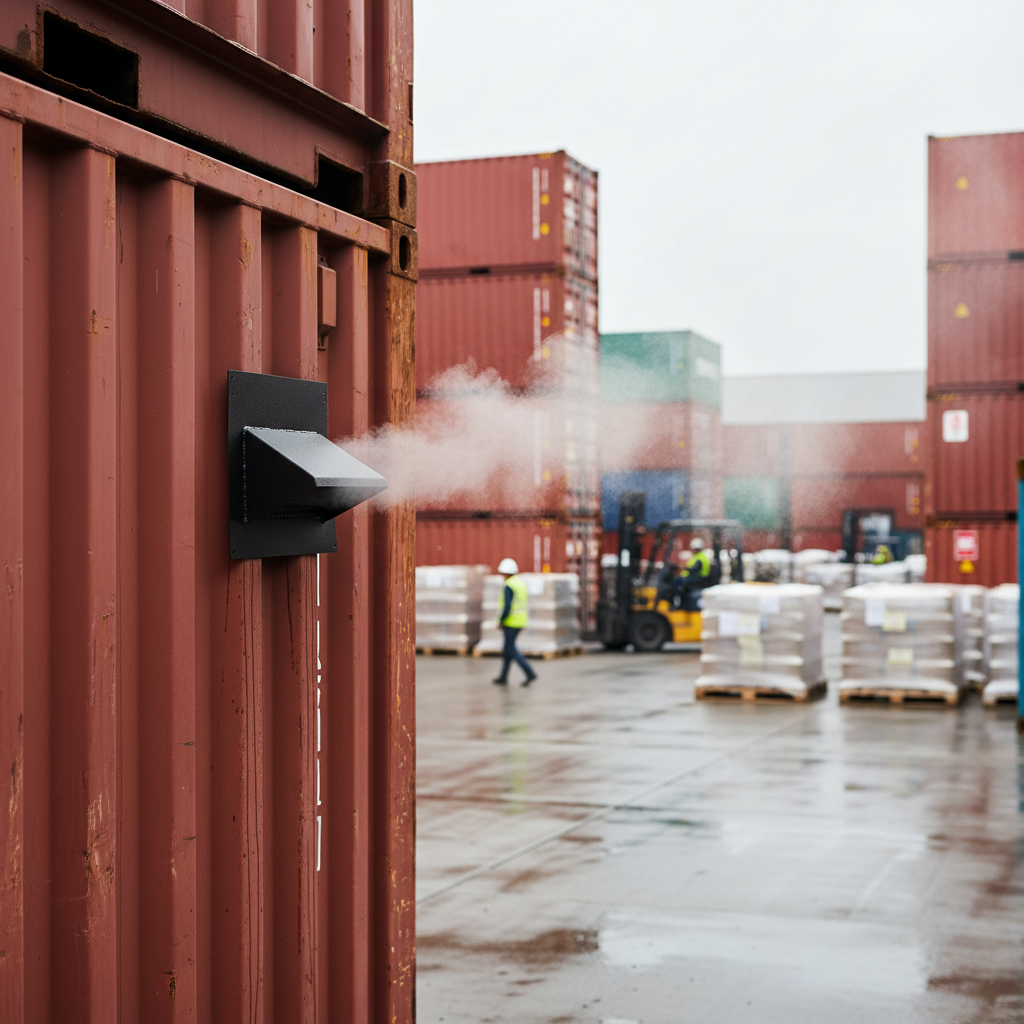 Premium Large Metal Air Vent for Shipping Containers, Waterproof, Easy Installation with Fly and Rodent Screen