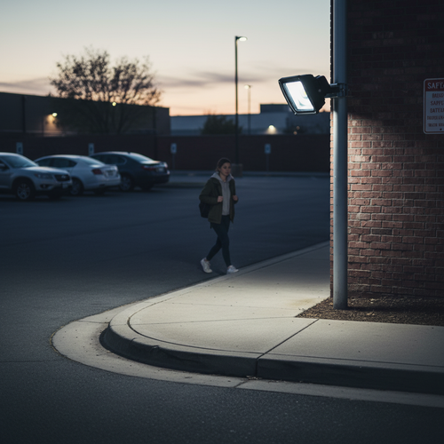 Heavy Duty Adjustable Pole Mounted Bracket for 100-114 mm Diameter with Secure Clamp for Floodlights and Equipment Installations