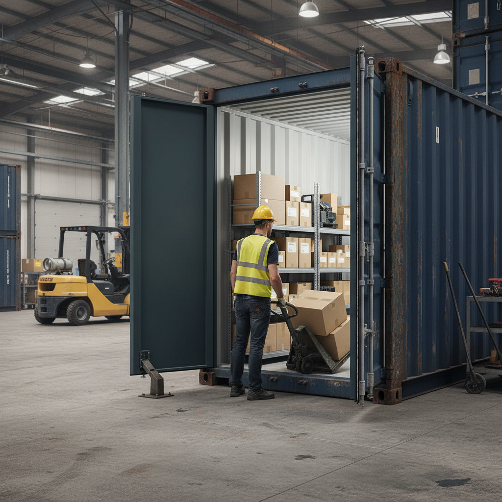 Premium Heavy Duty Shipping Container Double Doors with PU Foam Insulation, Galvanized Steel Construction, and Multi-Point Locking System