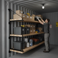 Premium Heavy Duty 2 Tier Shipping Container Shelving Bracket for Efficient Storage Solutions