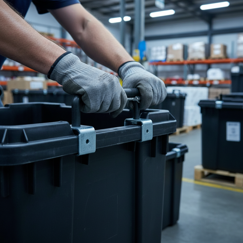 Premium Heavy Duty Handle Hub Mount Bracket for Shipping Containers - Durable Metal Construction and Ergonomic Design for Secure Handle Installation