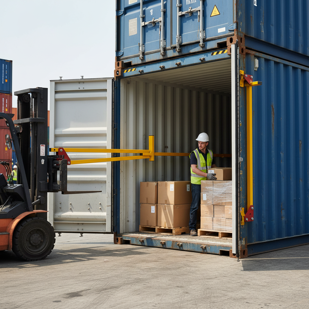 Premium Heavy Duty Shipping Container Door Stay for Secure Open Position and Wind Resistance