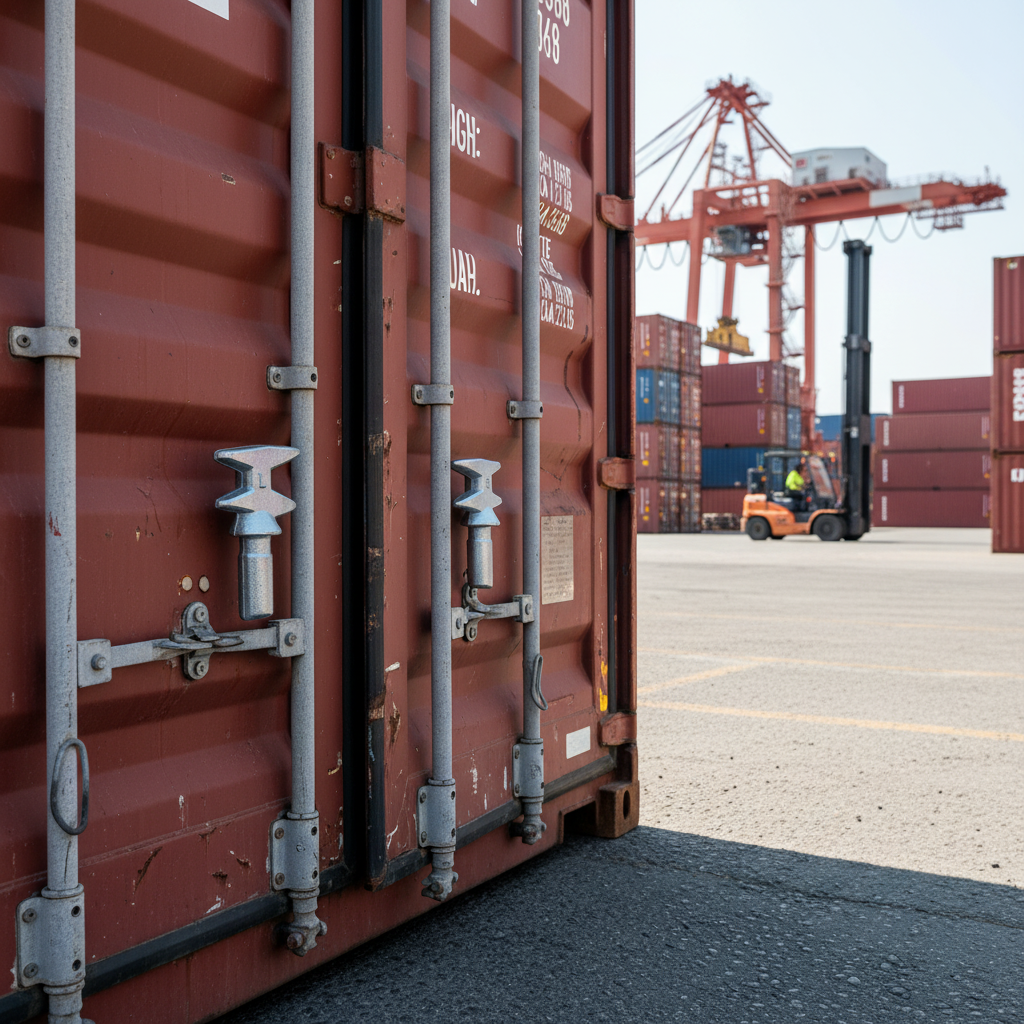 Premium Heavy Duty Shipping Container Door Cam Set for Enhanced Security and Durability